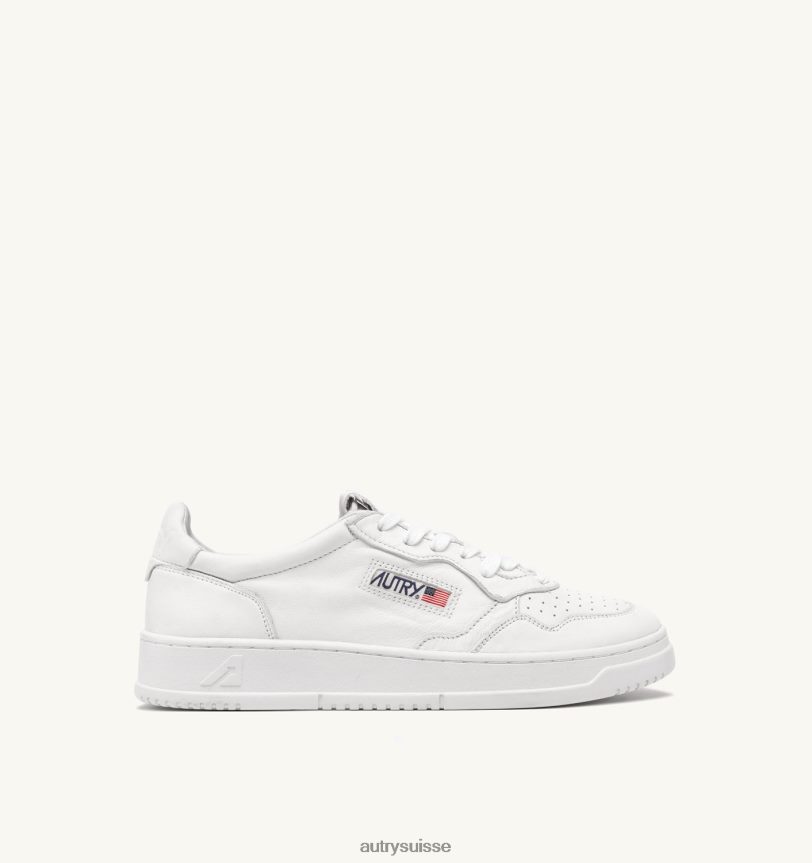 sneaker basse medalist en cuir de chèvre blanc optique 28NX001 suisse Hommes Autry sneaker basse medalist en cuir de chèvre blanc optique 28NX001 suisse Hommes Autry